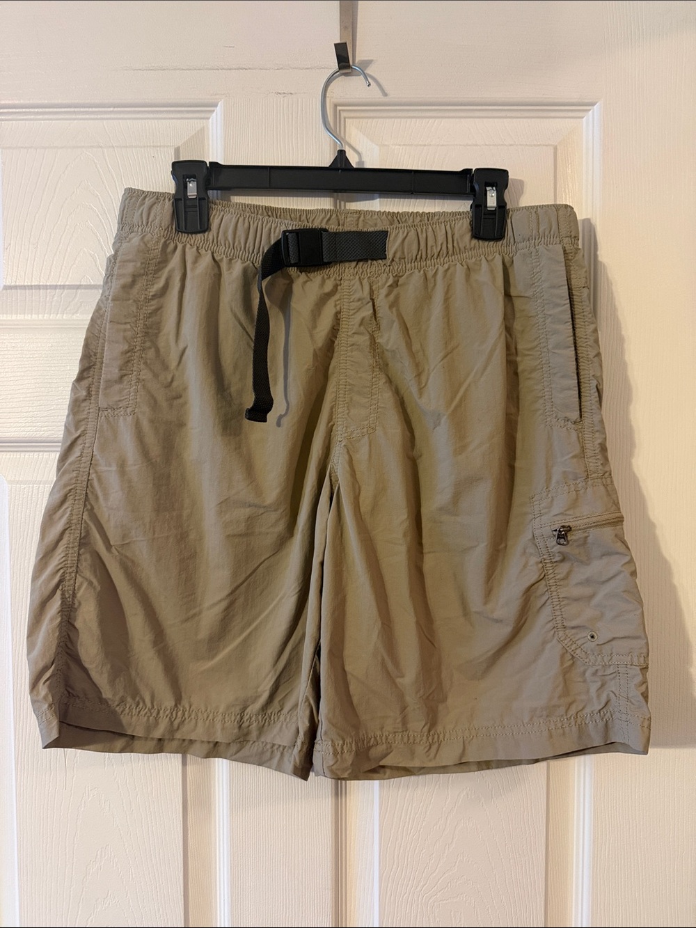 Columbia Men's Tan Hybrid Quick-Dry Cargo Shorts